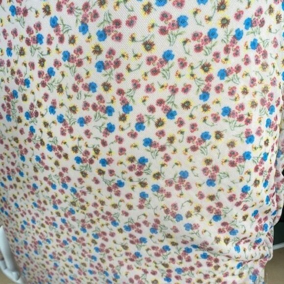 AFRM Revolve Shailene Floral Mesh Midi Dress Pink Size X Small - Picture 9 of 14